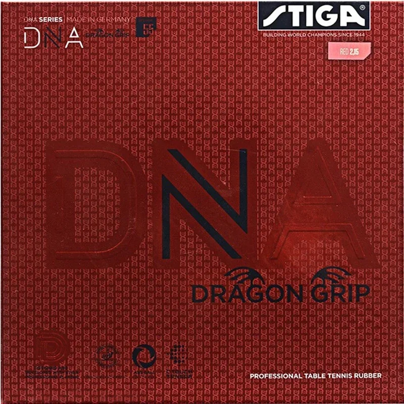 Table Tennis Zhang Jike - STIGA DNA DRAGON GRIP Caoutchouc de