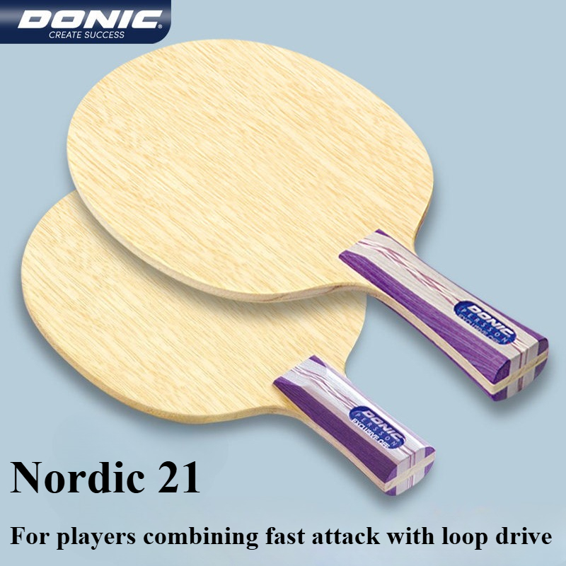 Table Tennis Racket - Donic Nordic 21 22, lame de