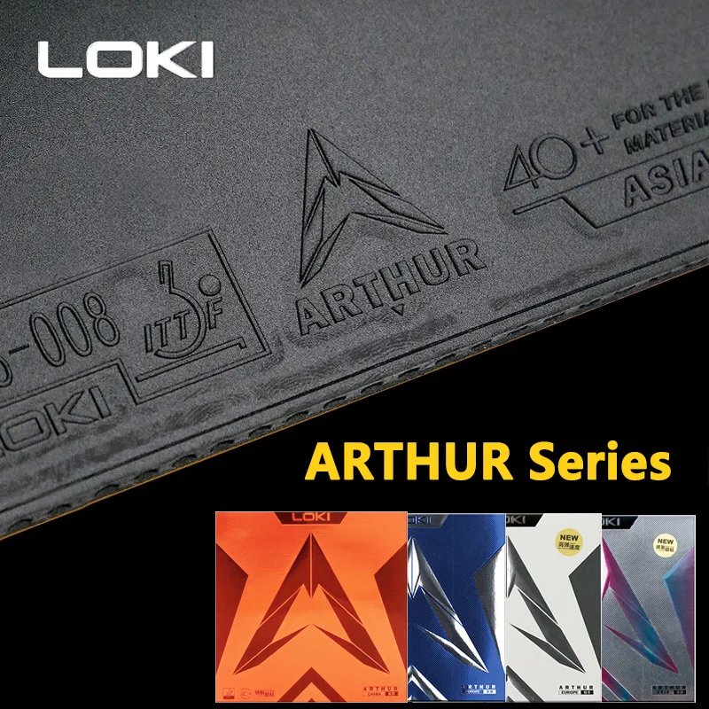 Table Tennis Loki - LOpastel-Caoutchouc collant pour tennis de table