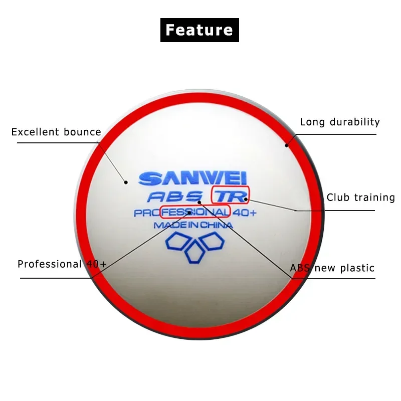 SANWEI-ABS TR Balles de tennis - Table Tennis Olympics avis et prix