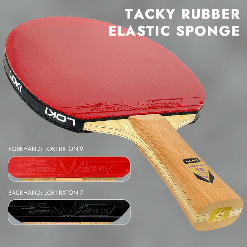 LOKI DRAGON 10 étoiles raquett - Table Tennis Zhang Jike avis et prix