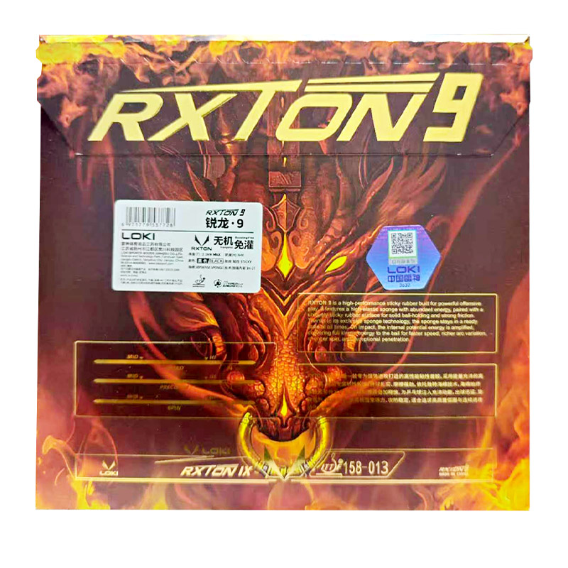 LOKI RXTON 9 Caoutchouc de ten - Table Tennis Loki avis et prix