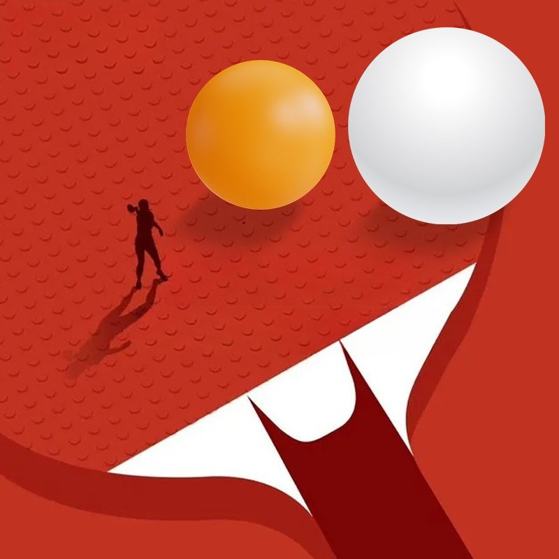 Balle de tennis de table de 55 - Table Tennis Olympics avis et prix